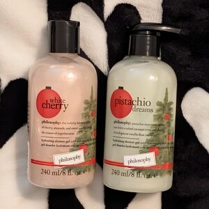 White Cherry Pistachio Dreams Hydrating Shower Gel Philosophy Bundle Of 2 8 oz